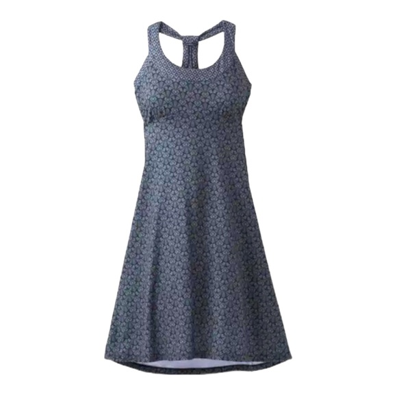Prana Dresses & Skirts - Prana Cali Racerback Dress - Charcoal Gray Botanica - Size X-Large